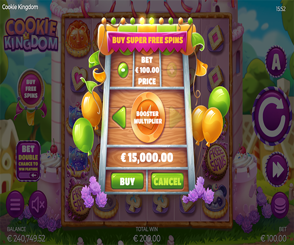 Cookie Kingdom bonus buy