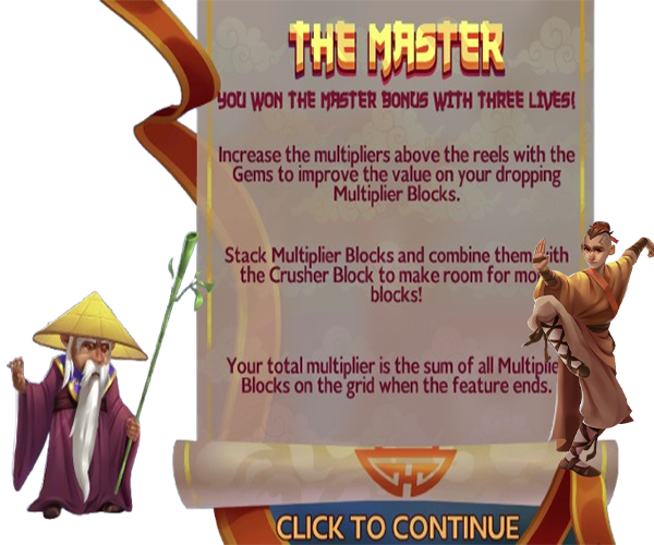 The Shaolin Master slot