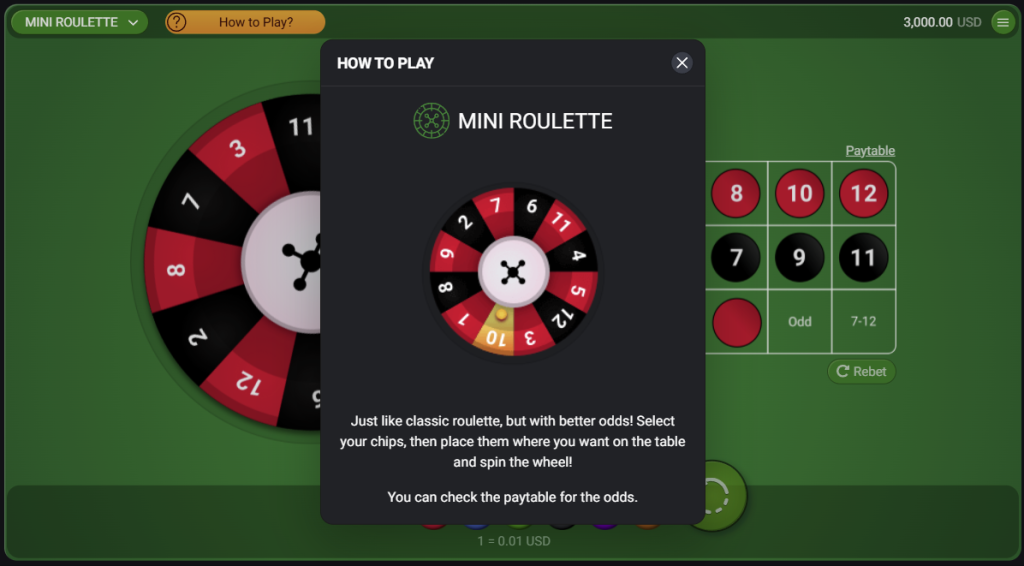 The Mini Roulette Game Review