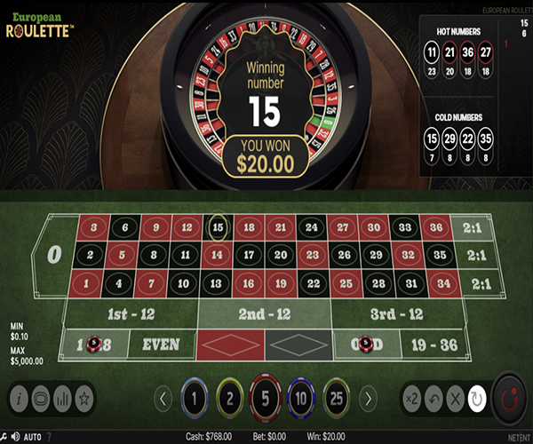 European Roulette Game Review & Overview