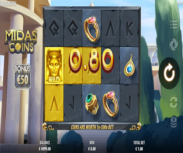 Midas Coins Game Theme & How To Play