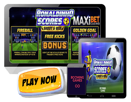 Play Ronaldinho Scores Shoot & Win at MaxiBet Casino