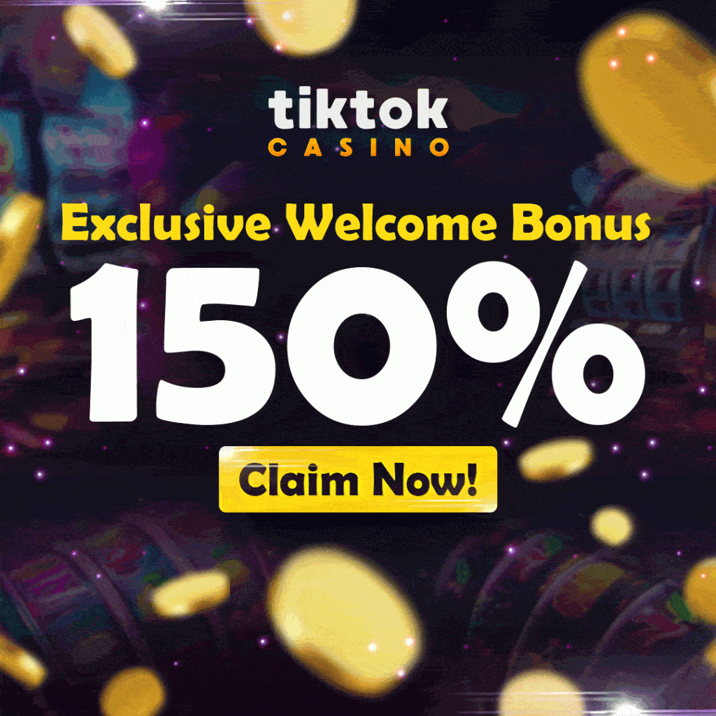 tiktok 150% welcome bonus