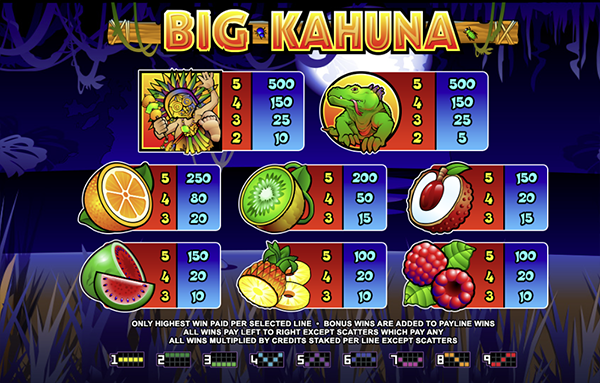 Big Kahuna Game Review & Overview