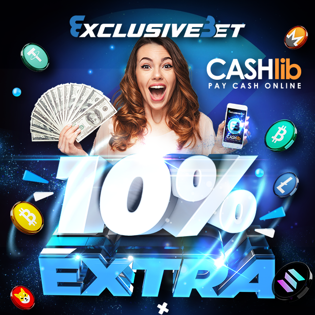 ExclusiveBet Casino: Special 10% Extra Bonus with CASHlib